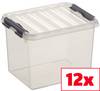 Helit úložný box Sunware Q-line priehľadná 3 l (š x v x h) 15 x 14 x 20 cm 12 ks