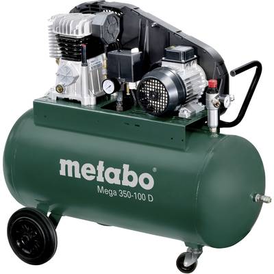Metabo piestový kompresor Mega 350-100 D 90 l 10 bar