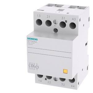 Siemens stýkač 5TT5052, trojpólový, 230V, so štyrmi spínacími kontaktmi. Vhodný pre riadenie a spínanie elektrických záťaží.