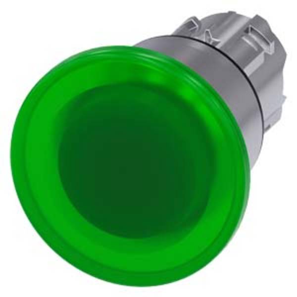Siemens 3SU1051-1BA40-0AA0, 3SU10511BA400AA0 hríbové tlačidlo, 22.3 mm, 1 ks