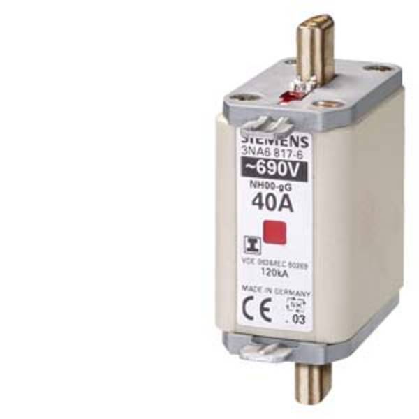 Siemens 3NA68306 sada poistiek  Vhodné pre veľkosť poistky 000 - 4 Veľkosť poistky = 0  100 A  690 V 3 ks