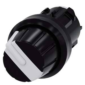 Siemens 3SU10002AS600AA0 3SU1000-2AS60-0AA0 Knevelschakelaar Knop Wit 2 x 360 &deg; 1 stuk(s)