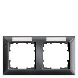 Siemens 2-násobný rámček Delta karbón 5TG25527