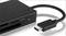 Externý čierny čítač kariet s USB-C pripojením pre micro SD a ostatné pamäťové karty. Označenie 'ICY BOX'.