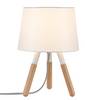 Paulmann Neordic Berit 79646 stolná lampa LED E27 20 W biela, drevo