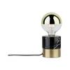 Paulmann Vala 79742 stolná lampa LED E27 20 W čierna, mramorová, mosadz