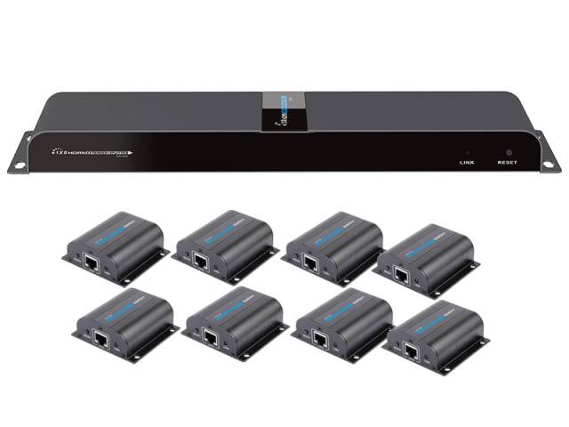 TECHly IDATA-EX-HL81TY HDMI ™ extender (predĺženie) cez sieťový kábel RJ45 50 m-1