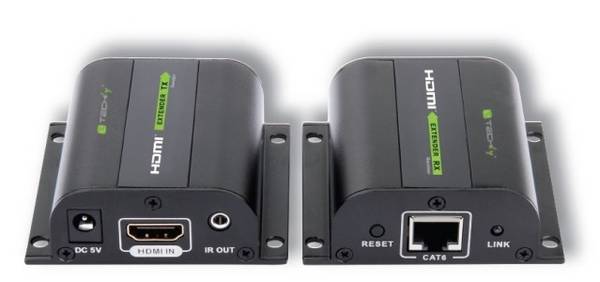 TECHly IDATA-EXT-E70I HDMI ™ extender (predĺženie) cez sieťový kábel RJ45 60 m