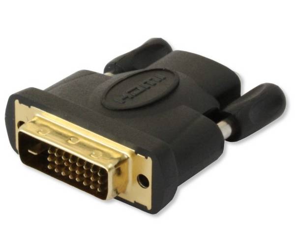 TECHly IADAP-DVI-HDMI-F DVI / HDMI adaptér [1x DVI zástrčka 24+1-pólová - 1x HDMI zásuvka] čierna  0 mm