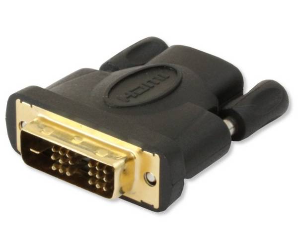 TECHly IADAP-HDMI-651 HDMI / DVI adaptér [1x HDMI zástrčka - 1x DVI zástrčka 18+1-pólová] čierna  0 mm