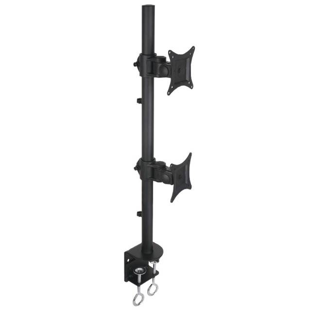 TECHly ICA-LCD-350-D 2-násobný stolový držiak monitoru 33,0 cm (13") - 68,6 cm (27") otočný, výškovo nastaviteľný, skláp-0