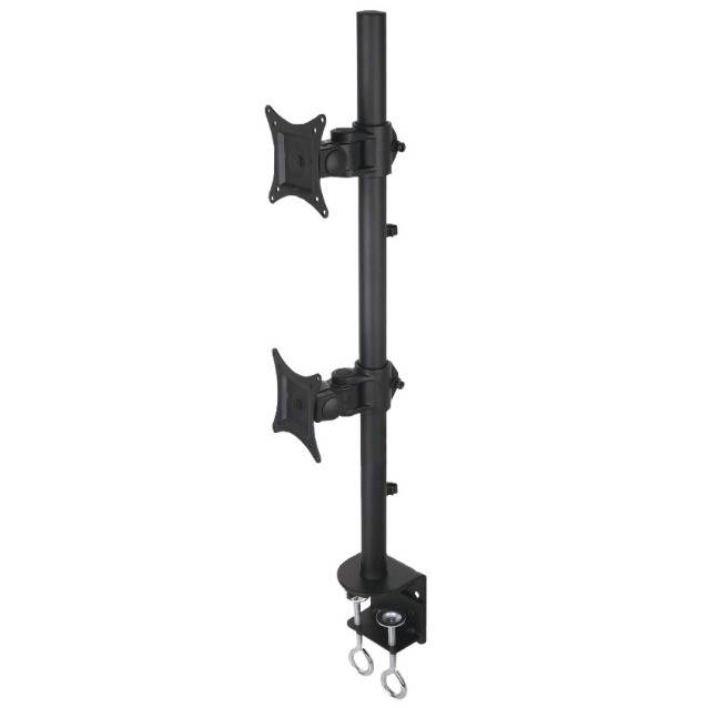 TECHly ICA-LCD-350-D 2-násobný stolový držiak monitoru 33,0 cm (13") - 68,6 cm (27") otočný, výškovo nastaviteľný, skláp-2