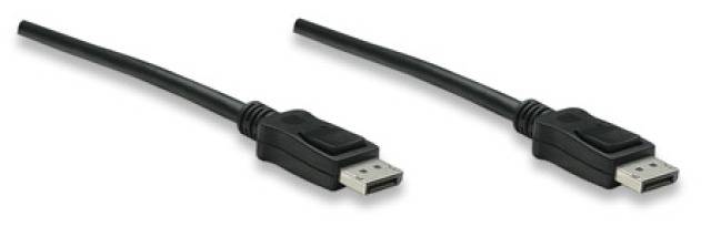 TECHly DisplayPort prepojovací kábel Konektor DisplayPort 5.00 m čierna ICOC-DSP-A-050 tienený Kábel DisplayPort-3