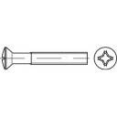 TOOLCRAFT TO-5376501 Undersænkede linseskruer M4 10 mm Krydskærv Philips Rustfrit stål A2 1000 stk