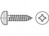 TOOLCRAFT TO-5380623 skrutka do plechu 13 mm krížová dražka Philips 88981 nerezová ocel A2 1000 ks