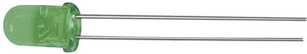 Kingbright L-7104EC LED s vývodmi červená guľatý 3 mm 60 mcd 34 ° 20 mA 2 V