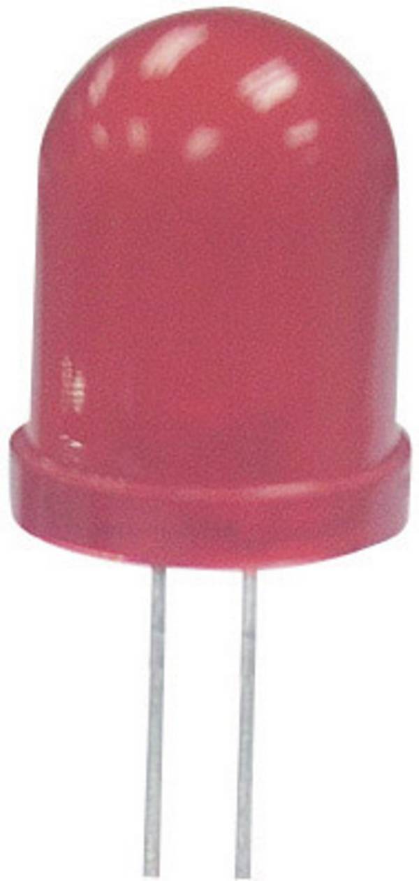 Kingbright L-813SRD-B LED s vývodmi červená guľatý 10 mm 200 mcd 60 ° 20 mA 1.85 V