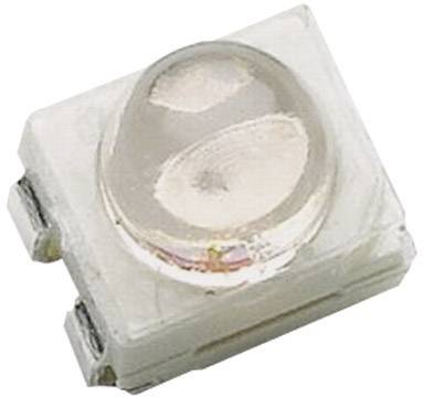 Biely LED modul s priehľadnou kopulou na obdĺžnikovej základni.