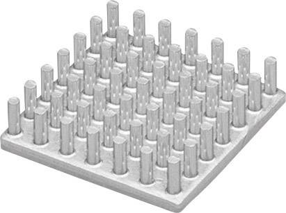 Fischer Elektronik 10006847 ICK S 10 x 10 x 12,5 Koellichaam 26.3 K/W (l x b x h) 10 x 10 x 12.5 mm afbeelding