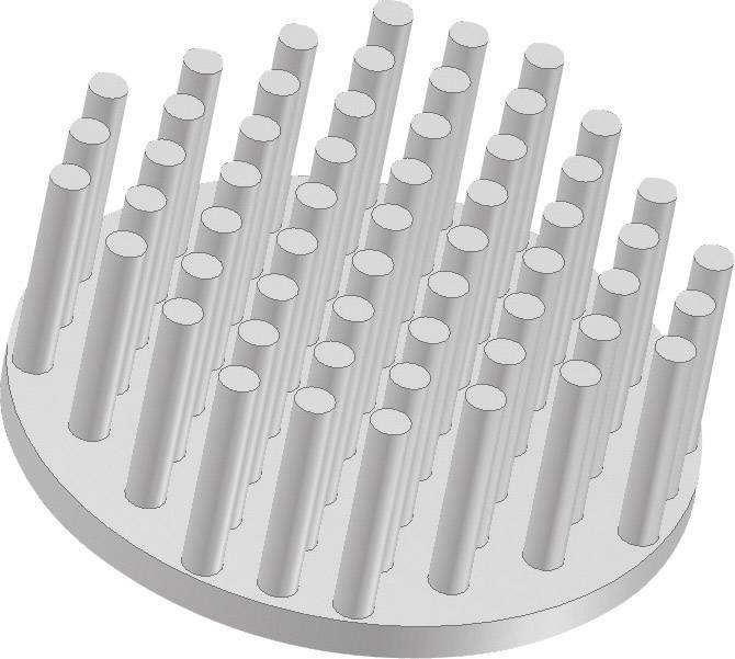 Fischer Elektronik 10006880 ICK S R 28,5 x 18,5 Pinkoellichaam 4.25 K/W (Ø x h) 28.5 mm x 18.5 mm afbeelding