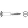 TOOLCRAFT TO-5445954 skrutka do dreva so zápustnou šošovkovou hlavou 3 mm 20 mm drážka DIN 95 mosaz 200 ks