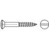 TOOLCRAFT TO-5445960 skrutka do dreva so zápustnou šošovkovou hlavou 3 mm 30 mm drážka DIN 95 mosaz 200 ks