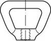 TOOLCRAFT TO-5454813 matice oblúkové M24 80704 mosaz 1 ks