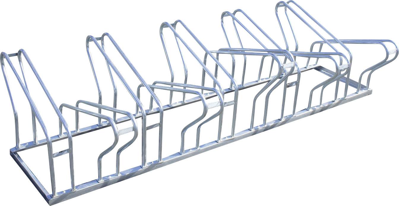 VISO VELO 52 Fietsenrek Aantal plaatsen: 10 Staal Zilver afbeelding