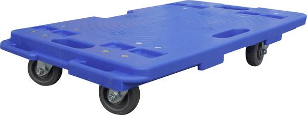 VISO RP 601  prepravná plošinka s kolieskami, materiál plast, max. 150 kg, 600 mm x 400 mm x 125 mm