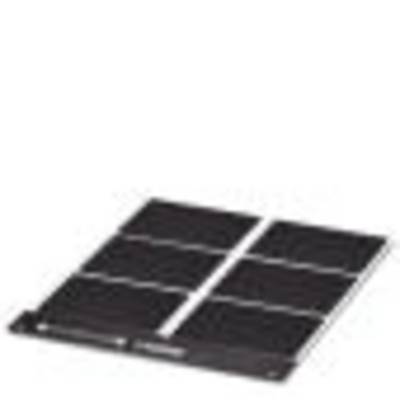 Čierny solárny panel so štyrmi obdĺžnikovými článkami, ktorý leží plochým povrchom a používa sa na premenu slnečnej energie na elektrinu.