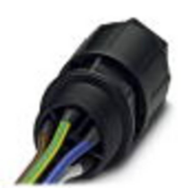 Phoenix Contact QPD W 4PE1,5 5-10 M25 1,0 BK 1414731 guľatý konektor DIN, 1 ks