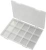 TRU COMPONENTS EKB-103 EKB-103 krabička na drobné súčiastky, (d x š x v) 285 x 209 x 23 mm, Priehradiek: 15, pevné rozčlenenie, 1 ks