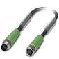 Phoenix Contact 1455735 Cavo di collegamento per sensore o attuatore 1.50 m Numero di poli: 4 1 pz.