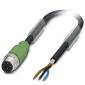 Connecteur confectionné pour capteurs/actionneurs Phoenix Contact SAC-3P-M12MS/ 3,0-PUR SH 1682663 3.00 m Nombre de pôles: 3 1 pc(s)
