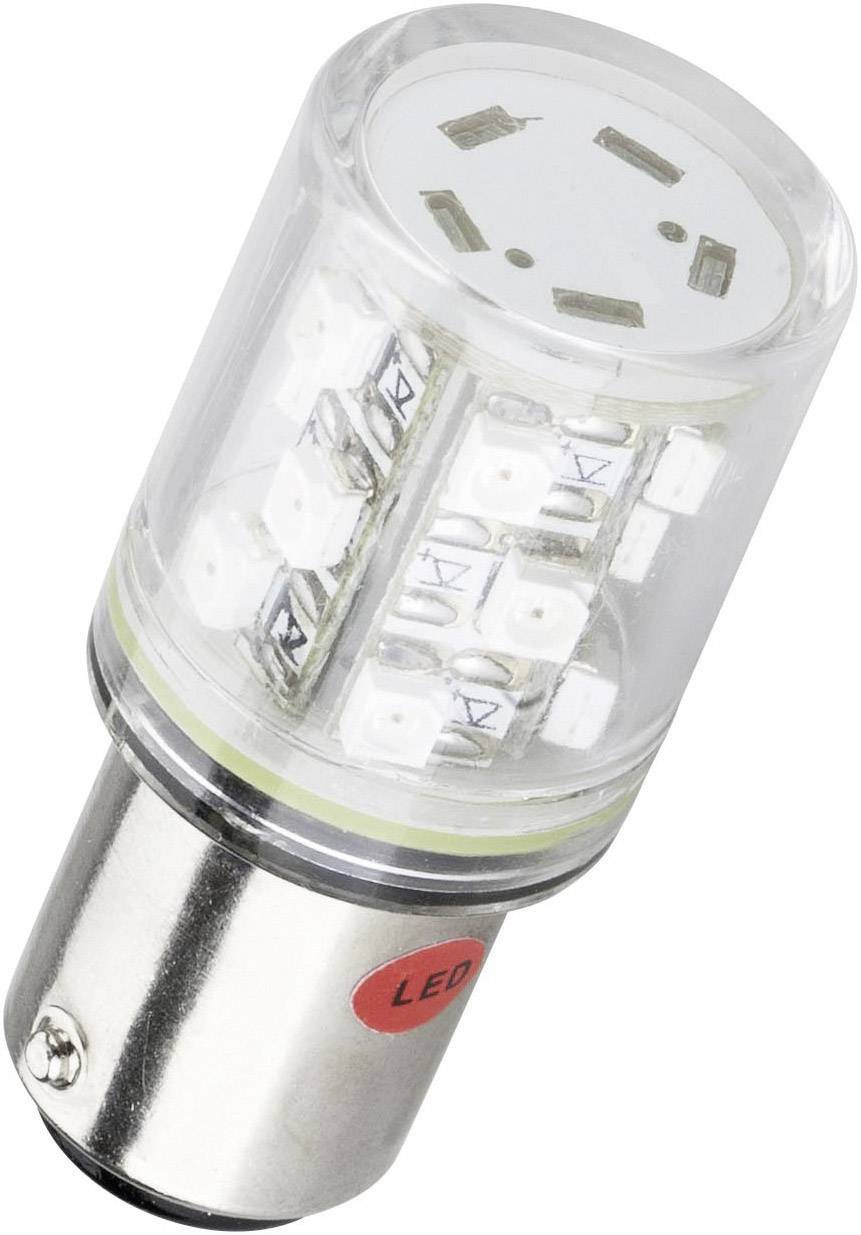 BARTHELME  Ampoule LED BA15d jaune 24 V/DC, 24 V/AC 18 lm 52190212