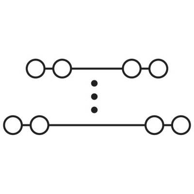 Diagram izomorfie medzi dvoma kruhovými grafmi, ktoré sú prepojené prekrytím s bodmi v strede.