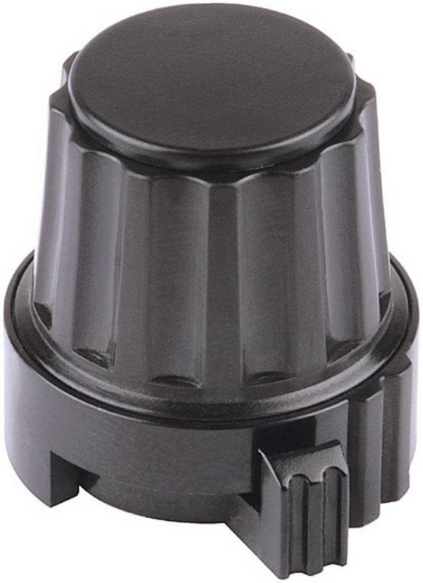 Mentor 4332.6030 zaisťovacie tlačidlo  čierna (Ø x v) 17 mm x 23.1 mm 1 ks