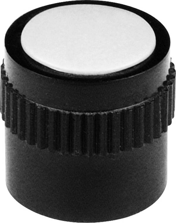 Mentor 4131.603 otočný gombík  čierna (Ø x v) 15 mm x 15 mm 1 ks Piece