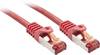 LINDY 47365 RJ45 sieťové káble, prepojovacie káble CAT 6 S/FTP 3.00 m červená tienený 1 ks