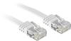 LINDY 47500 RJ45 sieťové káble, prepojovacie káble CAT 6 U/UTP 0.30 m biela s ochranou 1 ks