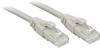 LINDY 45402 RJ45 sieťové káble, prepojovacie káble CAT 6 U/UTP 1.00 m sivá s ochranou 1 ks