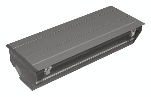 Bachmann CONFERENCE aansluitpaneel met frame, X-Large, Maansteen ijzer mica, antraciet