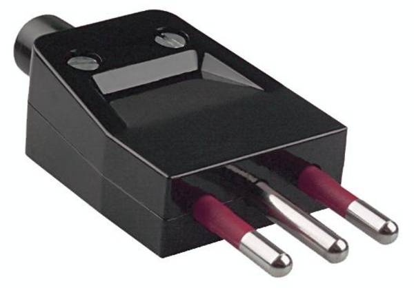 Bachmann 910.174 zástrčka SchuKo plast  250 V čierna IP20