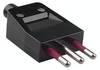 Bachmann 910.174 zástrčka SchuKo plast 250 V čierna IP20