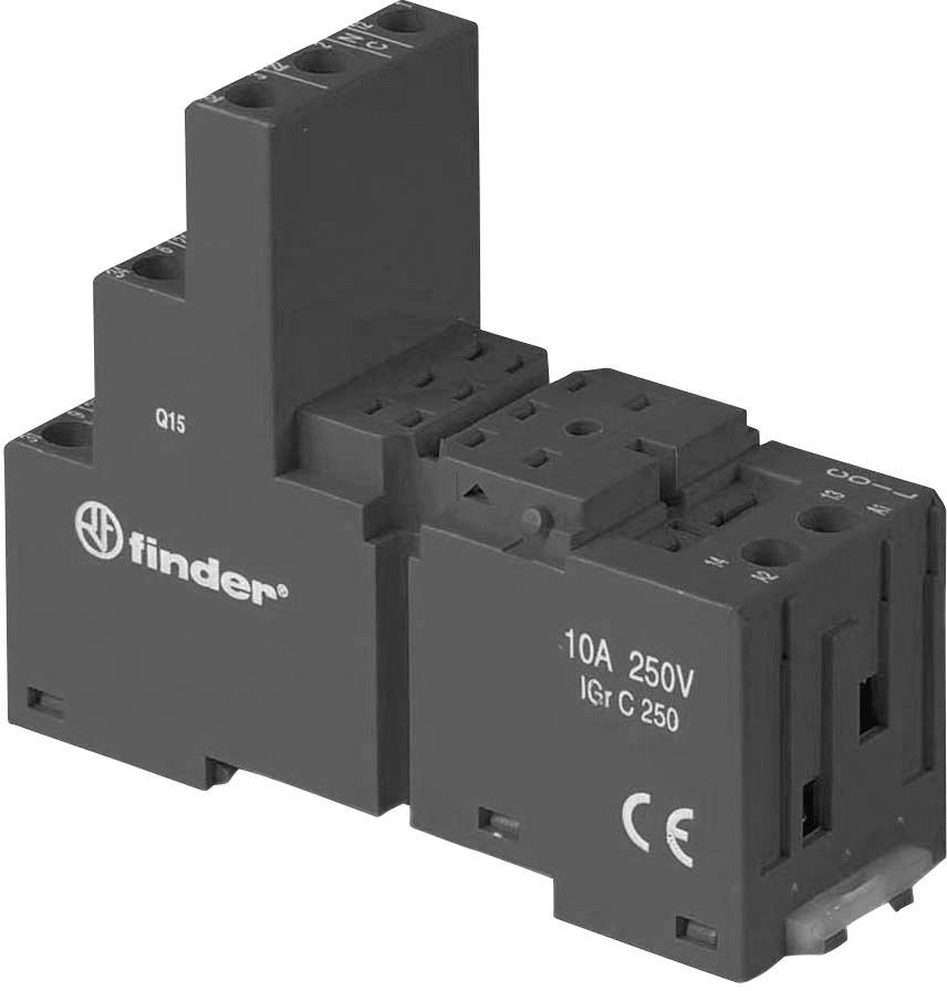 Finder 94.03.0 Zoccolo per relè Finder 55.33, Finder 86.30.0.024.0000, Finder 99.02, Finder 094.91.3 1 pz.