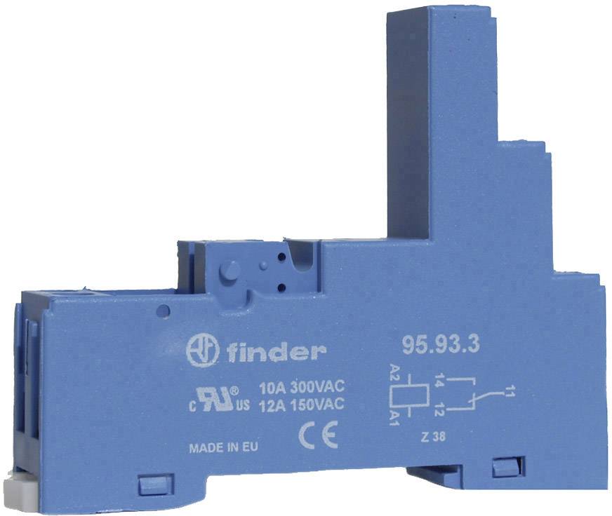 Finder 95.93.3 Zoccolo per relè Finder 40.31 (L x L x A) 81.9 x 15.5 x 64.8 mm 1 pz.