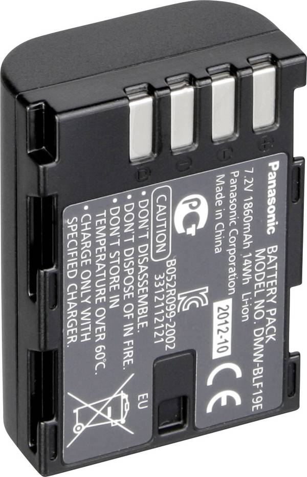 akumulátor do kamery Panasonic DMW-BLF19, DMW-BLF19E, DMW-BLF19PP 7.2 V 1860 mAh DMWBLF19E