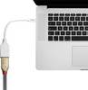 LINDY 41021 DisplayPort / Mini-DisplayPort káblový adaptér [1x zásuvka DisplayPort - 1x mini DisplayPort zástrčka] biela 15.00 cm