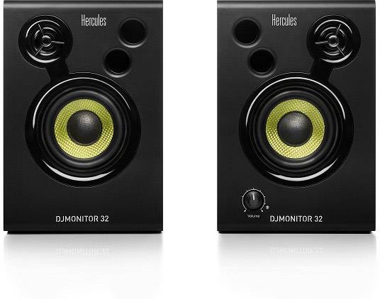 Hercules DJMonitor 32 Altoparlante monitor attivo 7.6 cm 3 pollici 30 W 1 Paio/a