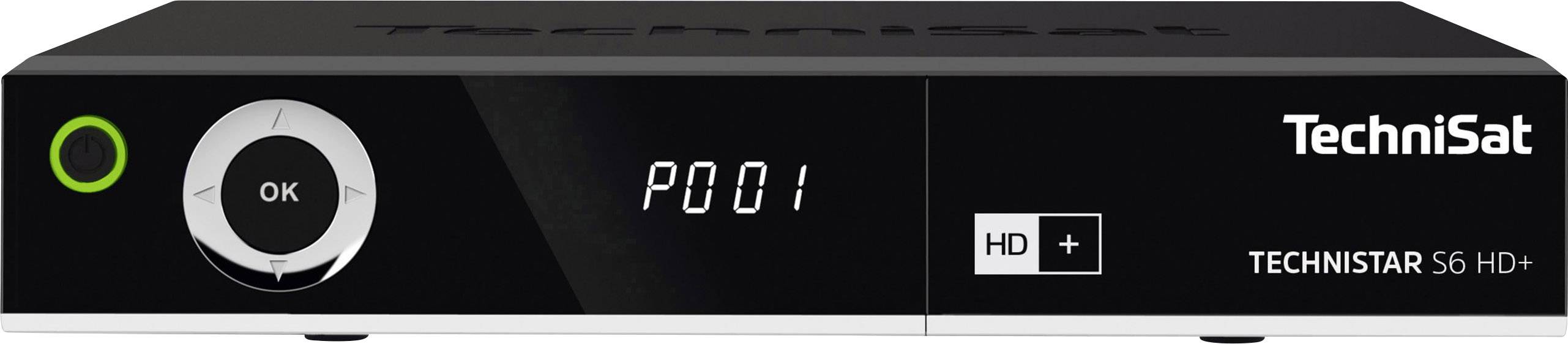TechniSat TECHNISTAR S6 HD+ HD satelitný prijímač vrátane karty HD+, funkcia záznamu, CI + slot, odblokovanie Conax, čít-1